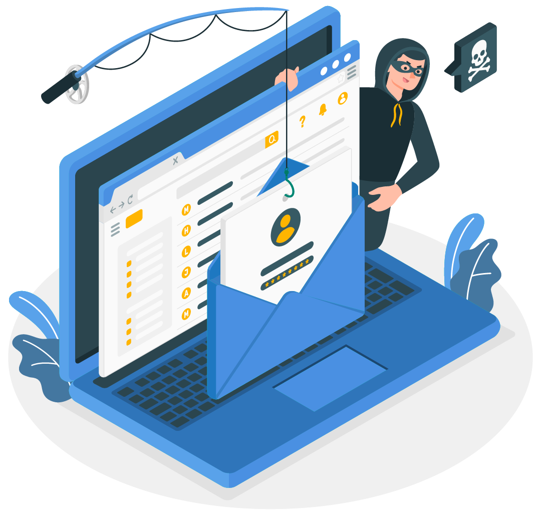 Fraud Warning Illustration